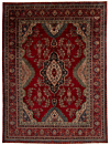 Tabriz Persian Rug Red 379 x 281 cm