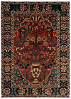 Bakhtiar Persian Rug Red 206 x 150 cm