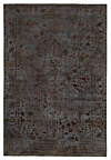 Vintage Relief Rug Gray 293 x 198 cm