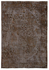 Vintage Relief Rug Gray 290 x 200 cm