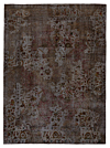 Vintage Relief Rug Gray 281 x 209 cm