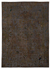 Vintage Relief Rug Gray 333 x 240 cm