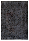 Vintage Relief Rug Black 282 x 185 cm