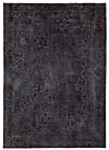 Vintage Relief Rug Black 347 x 248 cm