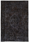 Vintage Relief Rug Black 286 x 198 cm