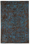 Vintage Relief Rug Blue 290 x 195 cm