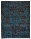 Vintage Relief Rug Blue 374 x 279 cm
