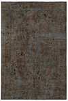Vintage Relief Rug Gray 291 x 197 cm
