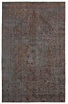 Vintage Relief Rug Gray 297 x 188 cm