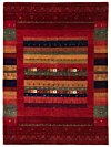 Loribaft Indian Rug Multicolor 208 x 154 cm