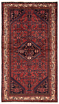 Hamedan Persian Rug Red 228 x 130 cm