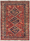 Shiraz Persian Rug Red 162 x 118 cm