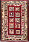 Nimbaft Persian Rug Red 117 x 81 cm