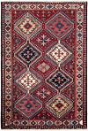 Yalameh Persian Rug Red 126 x 87 cm