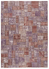 Patchwork Rug Purple 365 x 257 cm