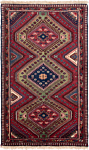 Yalameh Persian Rug Red 137 x 83 cm