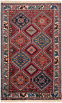 Yalameh Persian Rug Red 130 x 82 cm