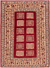 Nimbaft Persian Rug Red 110 x 82 cm