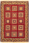 Nimbaft Persian Rug Red 116 x 82 cm
