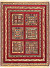 Nimbaft Persian Rug Red 118 x 92 cm