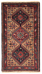 Yalameh Persian Rug Brown 110 x 63 cm