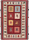 Nimbaft Persian Rug Red 116 x 77 cm