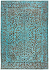 Vintage Relief Rug Turquoise 425 x 297 cm