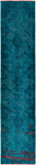 Vintage Rug Blue 334 x 70 cm