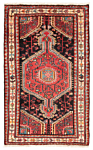 Hamedan Persian Rug Black 110 x 69 cm
