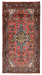 Hamedan Persian Rug Red 146 x 75 cm