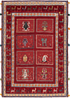 Nimbaft Persian Rug Red 117 x 80 cm