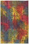 Vintage Relief Rug Multicolor 300 x 200 cm