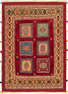 Nimbaft Persian Rug Red 117 x 83 cm