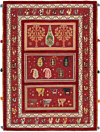 Nimbaft Persian Rug Red 115 x 86 cm