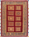 Nimbaft Persian Rug Red 114 x 85 cm