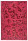 Vintage Relief Rug Pink 349 x 237 cm