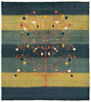 Loribaft Indian Rug Green 215 x 170 cm