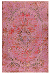 Vintage Relief Persian Rug Pink 463 x 297 cm
