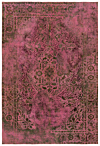 Vintage Relief Rug Pink 287 x 194 cm