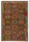 Kilim Afghan Brown 306 x 205 cm