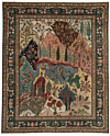 Tabriz Persian Rug Multicolor 373 x 307 cm
