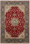Kerman Persian Rug Red 331 x 230 cm
