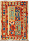 Kilim Afghan Brown 242 x 176 cm