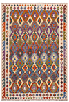 Kilim Afghan Purple 293 x 204 cm