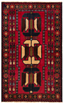 Balouch Persian Rug Red 130 x 85 cm