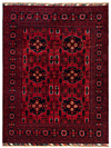 Afghan Ersari Carpet Red 197 x 154 cm