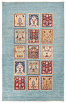 Kazak Rug Blue 125 x 81 cm