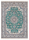 Nain Persian Rug Green 208 x 148 cm