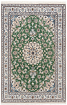Nain Persian Rug Green 256 x 168 cm