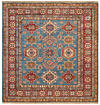 Kazak Rug Blue 188 x 182 cm